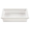Rubbermaid Commercial Food/Tote Boxes, 8.5gal, 26w x 18d x 6h, White FG350800WHT